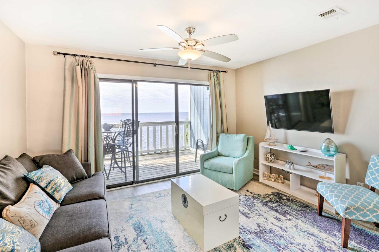 Waterfront Escape With Balcony On Shell Point Beach! Panacea Εξωτερικό φωτογραφία